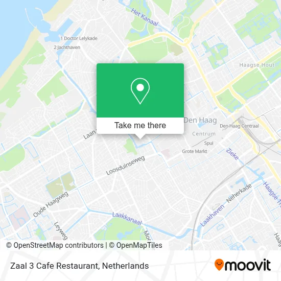 Zaal 3 Cafe Restaurant map