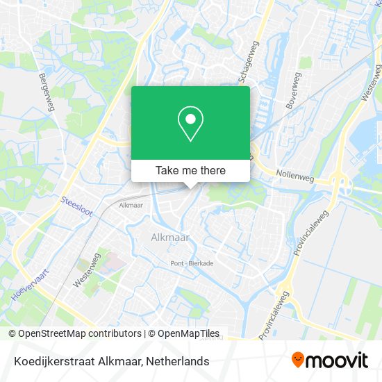 Koedijkerstraat Alkmaar Karte