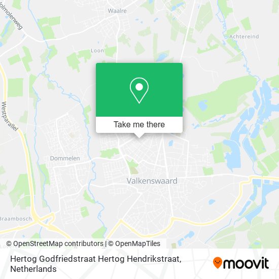 Hertog Godfriedstraat Hertog Hendrikstraat map