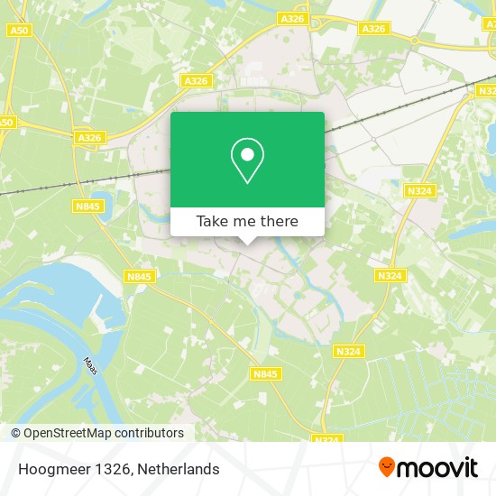 Hoogmeer 1326 map