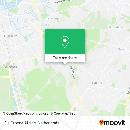 De Groene Afslag map