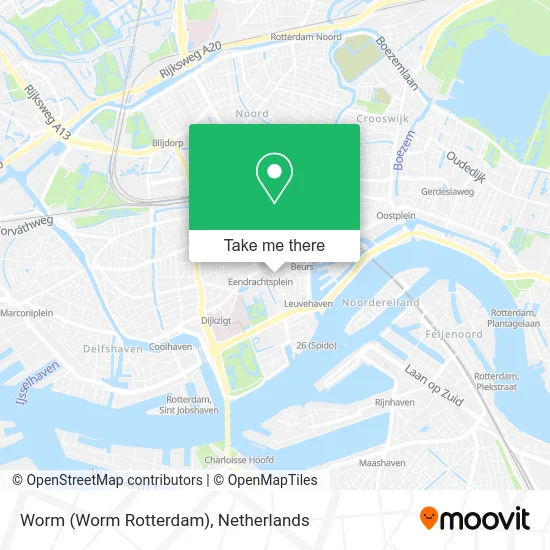 Worm (Worm Rotterdam) map