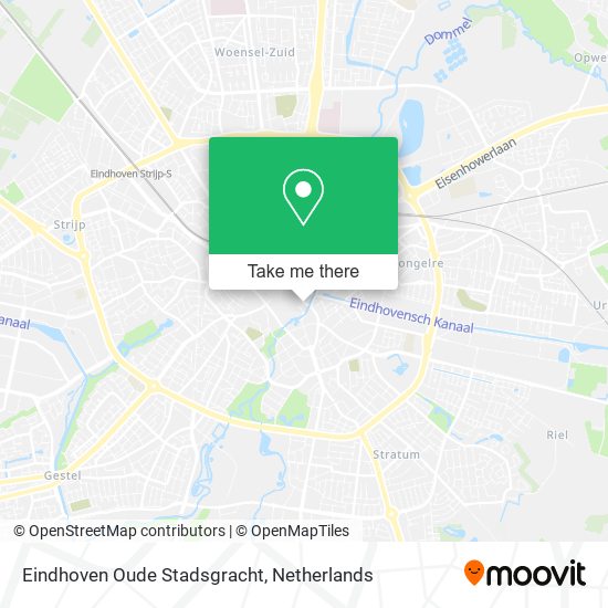 Eindhoven Oude Stadsgracht map