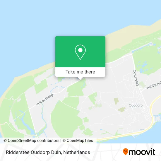 Ridderstee Ouddorp Duin map