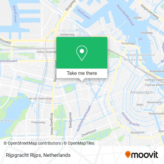 Rijpgracht Rijps Karte