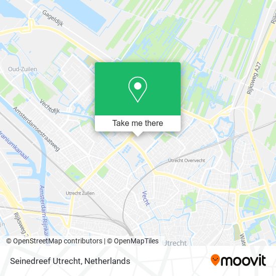 Seinedreef Utrecht map