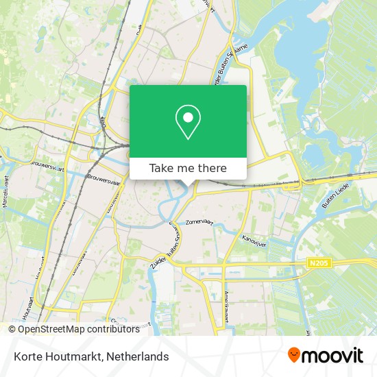 Korte Houtmarkt map