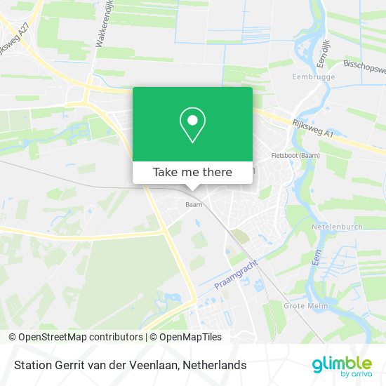 Station Gerrit van der Veenlaan Karte