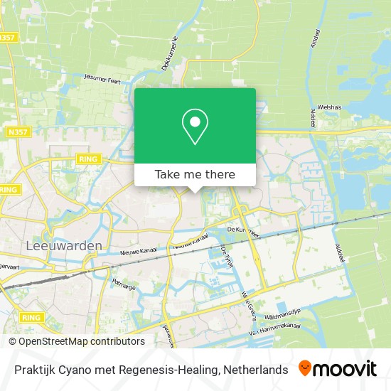 Praktijk Cyano met Regenesis-Healing map
