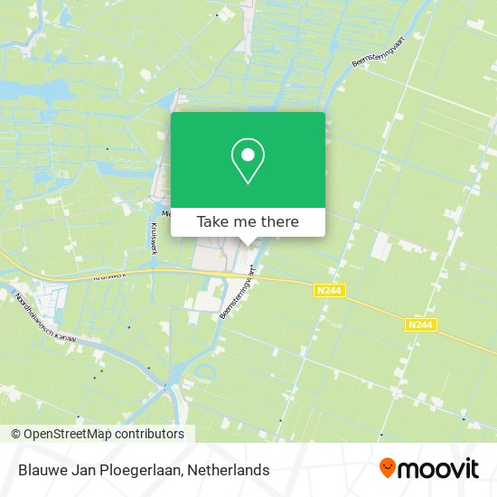 Blauwe Jan Ploegerlaan map