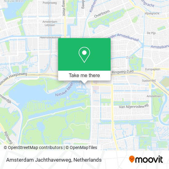 Amsterdam Jachthavenweg map