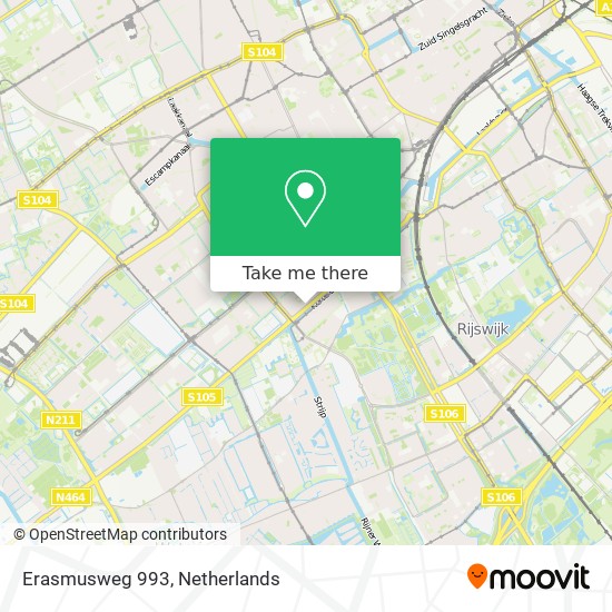 Erasmusweg 993 map