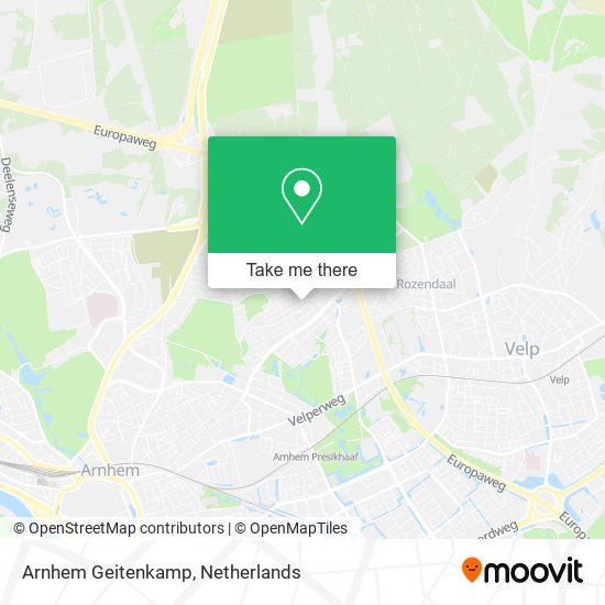Arnhem Geitenkamp Karte
