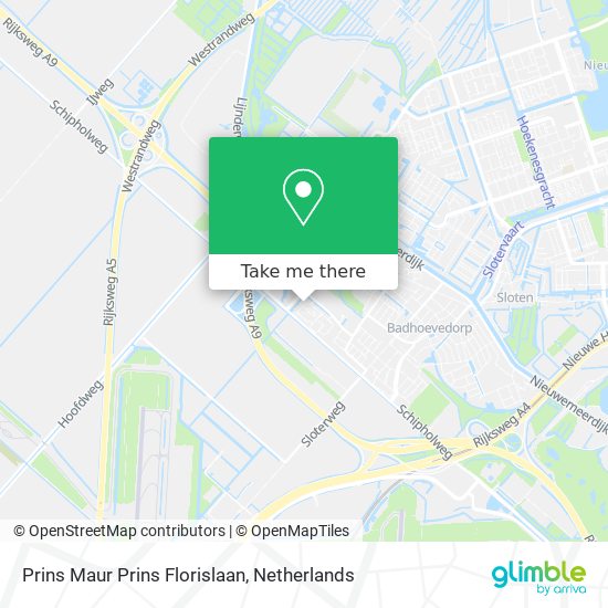 Prins Maur Prins Florislaan map