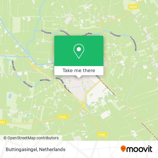 Buttingasingel map