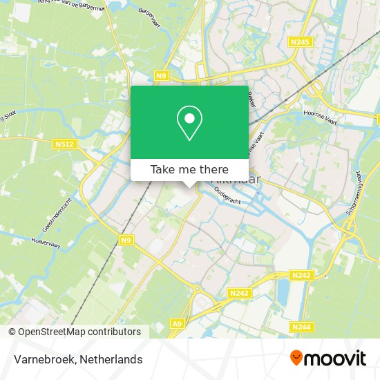 Varnebroek map