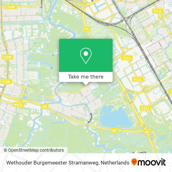 Wethouder Burgemeester Stramanweg map