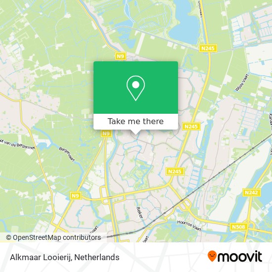 Alkmaar Looierij Karte