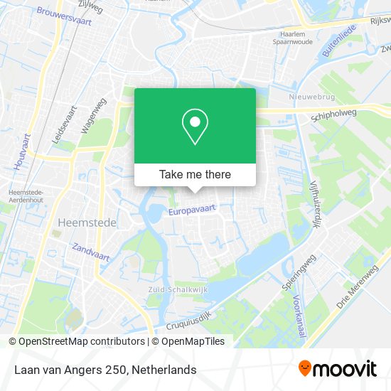 Laan van Angers 250 map