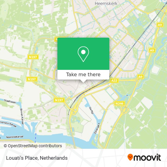 Louati's Place map