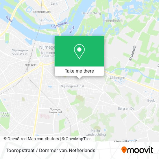 Tooropstraat / Dommer van map