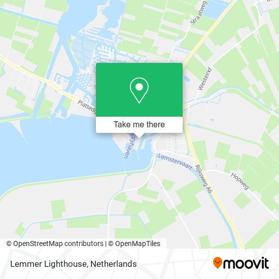 Lemmer Lighthouse map