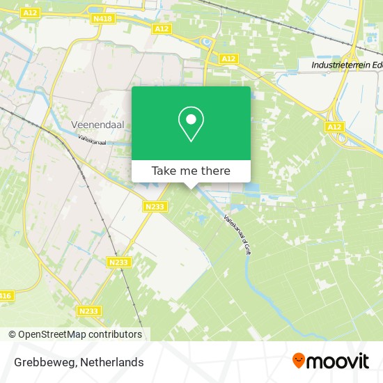 Grebbeweg map