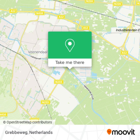 Grebbeweg map