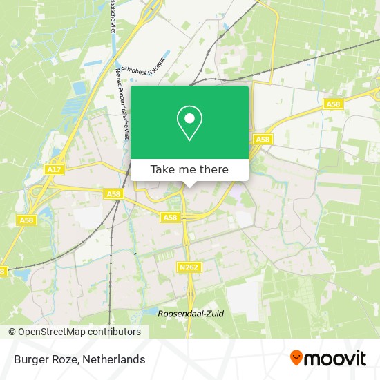 Burger Roze map