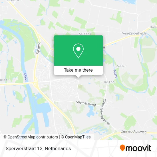 Sperwerstraat 13, 6591 TP Gennep map