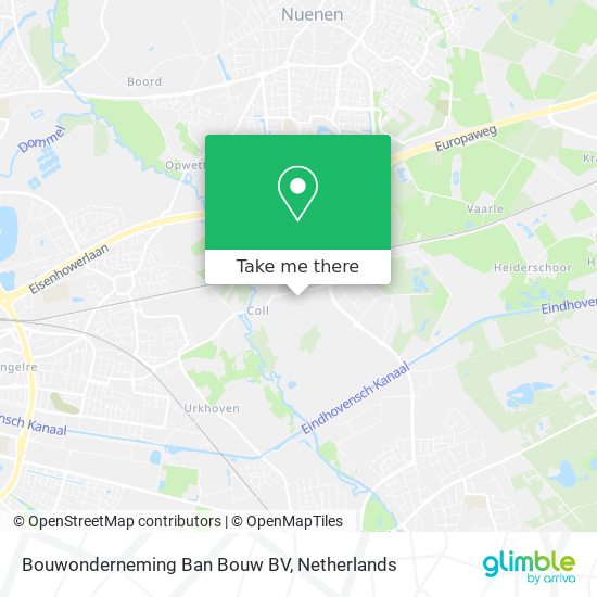 Bouwonderneming Ban Bouw BV Karte