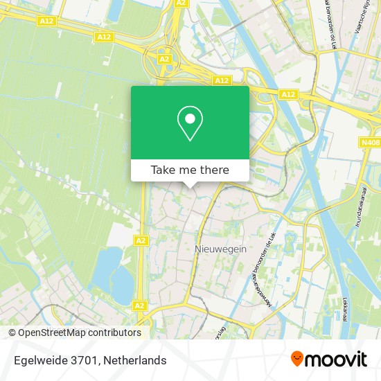 Egelweide 3701 map