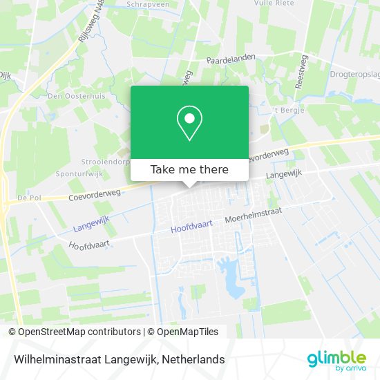 Wilhelminastraat Langewijk map