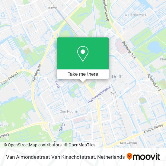 Van Almondestraat Van Kinschotstraat map