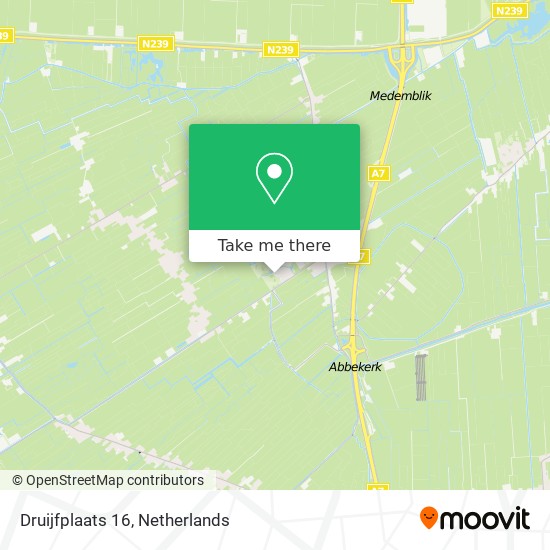 Druijfplaats 16 map