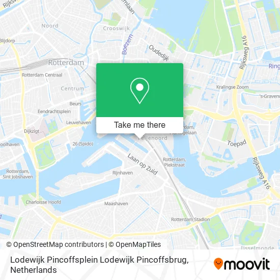 Lodewijk Pincoffsplein Lodewijk Pincoffsbrug Karte