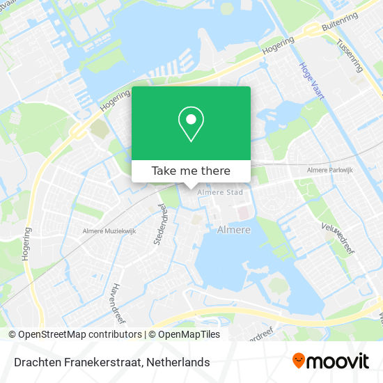 Drachten Franekerstraat Karte