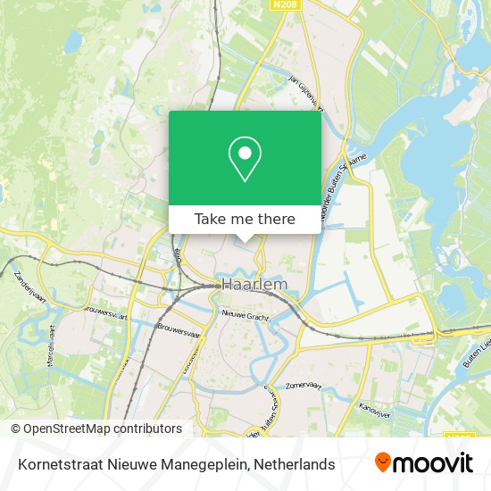 Kornetstraat Nieuwe Manegeplein map