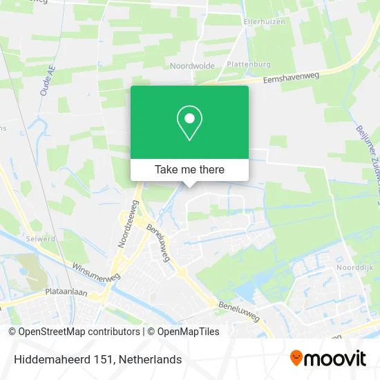Hiddemaheerd 151 map