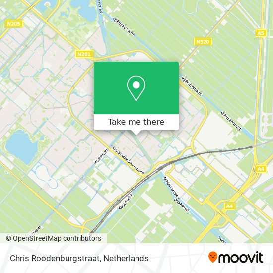 Chris Roodenburgstraat map