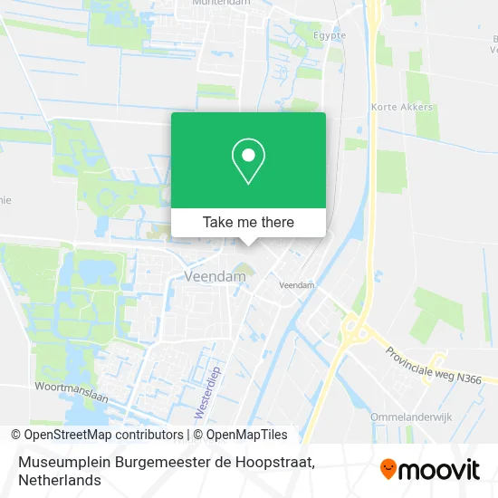 Museumplein Burgemeester de Hoopstraat map