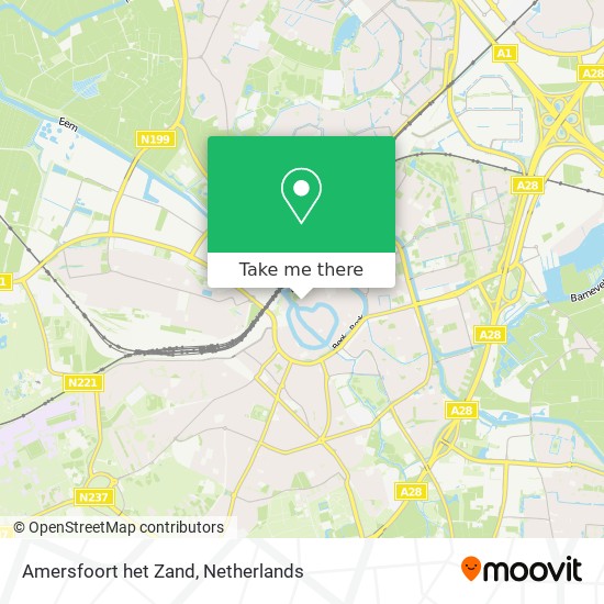 Amersfoort het Zand map