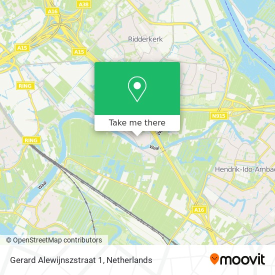 Gerard Alewijnszstraat 1 map