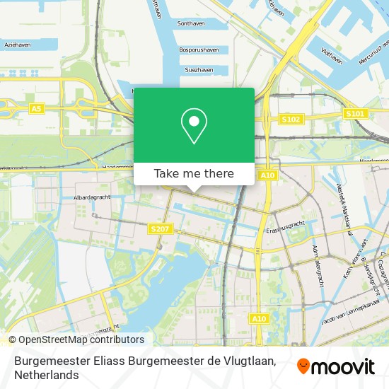 Burgemeester Eliass Burgemeester de Vlugtlaan map