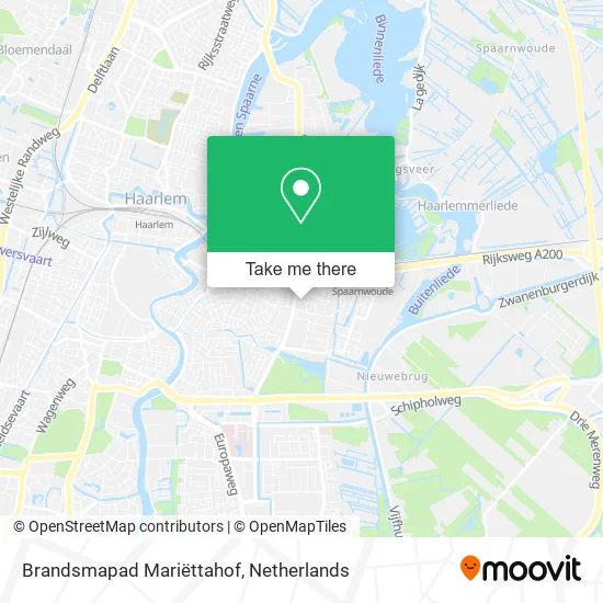 Brandsmapad Mariëttahof Karte