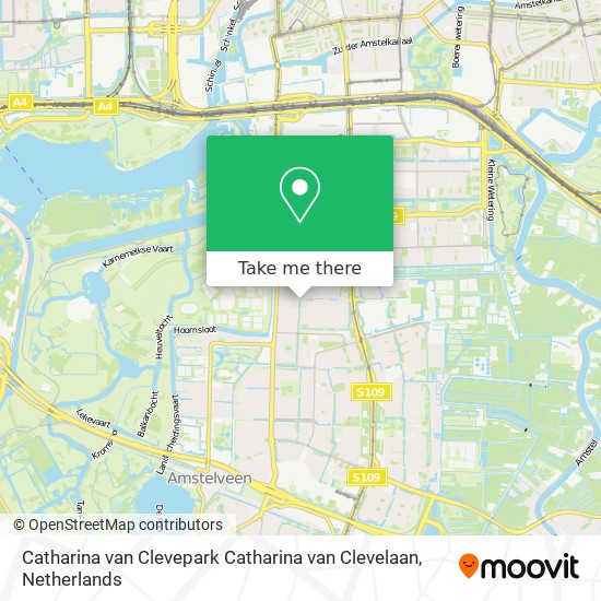 Catharina van Clevepark Catharina van Clevelaan map