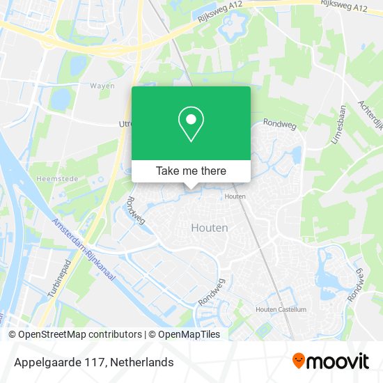 Appelgaarde 117 map