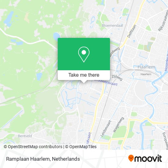 Ramplaan Haarlem map