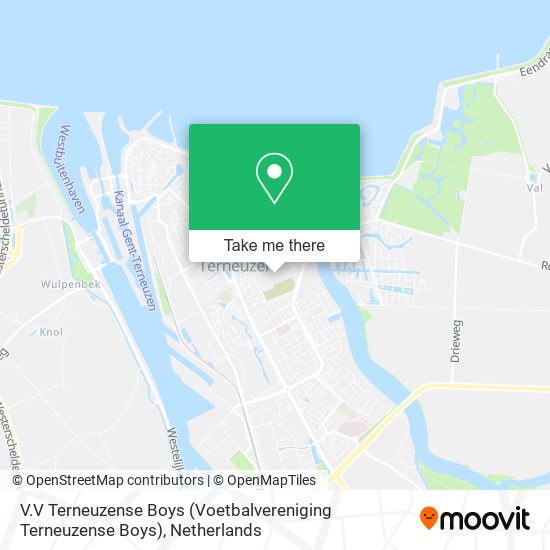 V.V Terneuzense Boys (Voetbalvereniging Terneuzense Boys) map