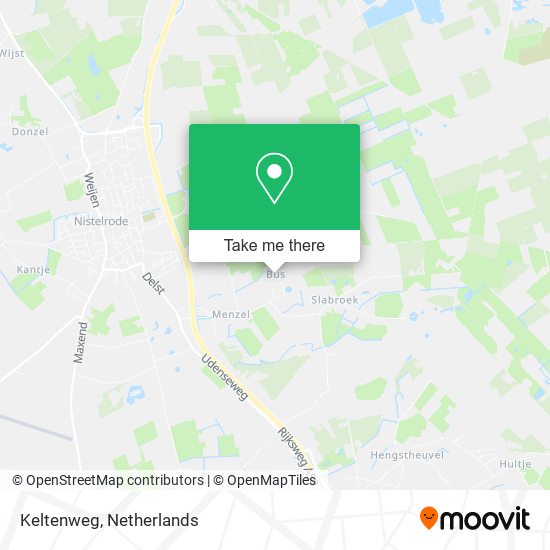 Keltenweg, 5388 SP Nistelrode map